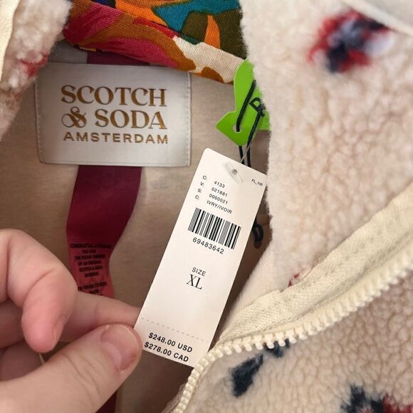 Scotch & Soda Teddy Jacket from anthropologie | size XL | new with tags - Picture 7 of 7